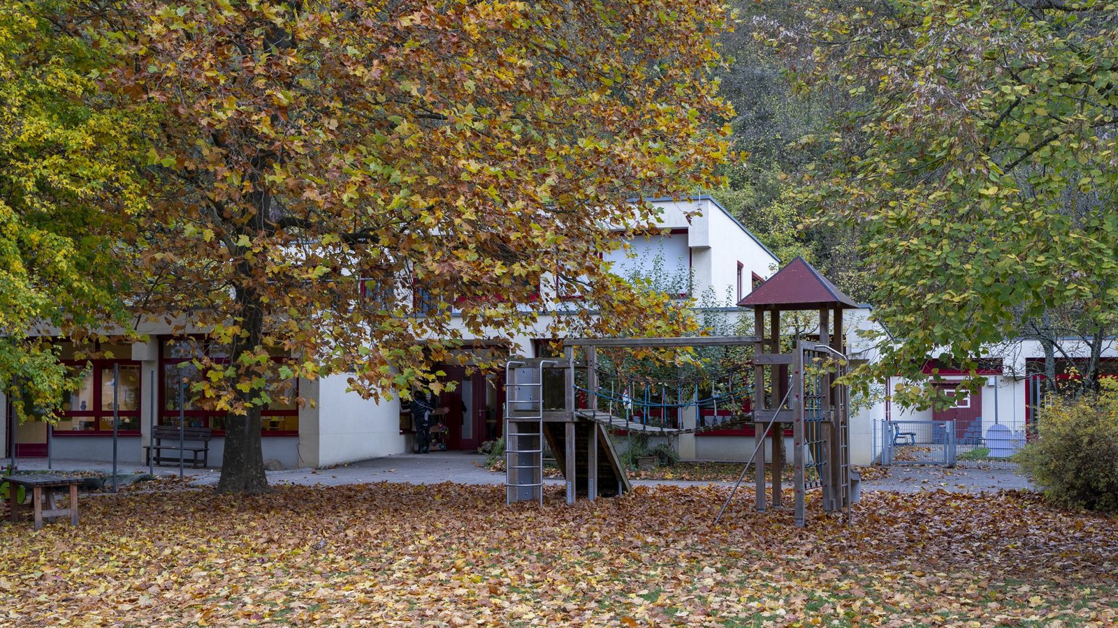 Der Mönsheimer Kindergarten Villa Kunterbunt  an der Grenzbachstraße 1Foto: /Jürgen Bach