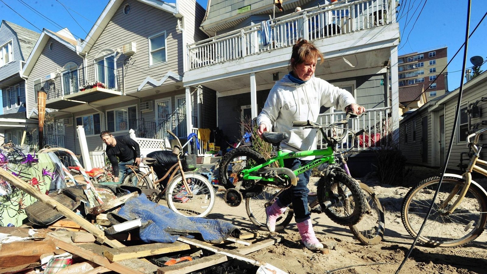 Der Hurrikan Sandy richtete 2012 auch im New Yorker Stadtbezirk Queens schwere Schäden an.Foto: imago//stock&people