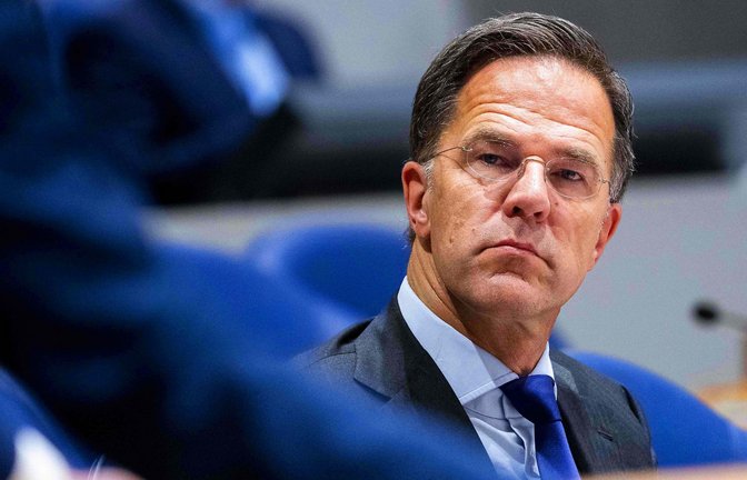 Fast beiläufig lässt der Niederländer Mark Rutte seine Ambitionen anklingen.<span class='image-autor'>Foto: AFP/LEX VAN LIESHOUT</span>