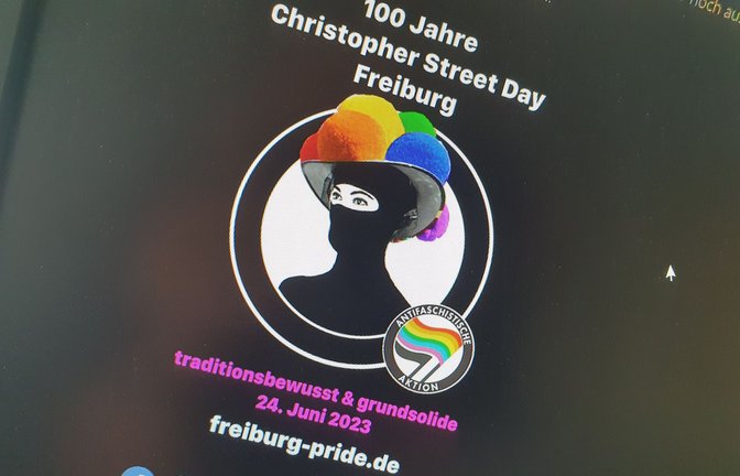 Nicht alle in der Schwulen- und Lesben-Bewegung finden das vermummte Schwarzwaldmädel lustig.<span class='image-autor'>Foto: red/privat</span>