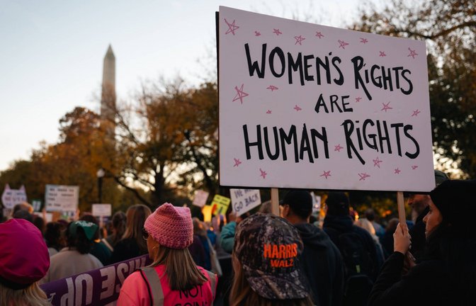 Der Womens March für Abtreibungsrechte im November 2024 in Washington.<span class='image-autor'>Foto: IMAGO/SOPA Images//Candice Tang</span>