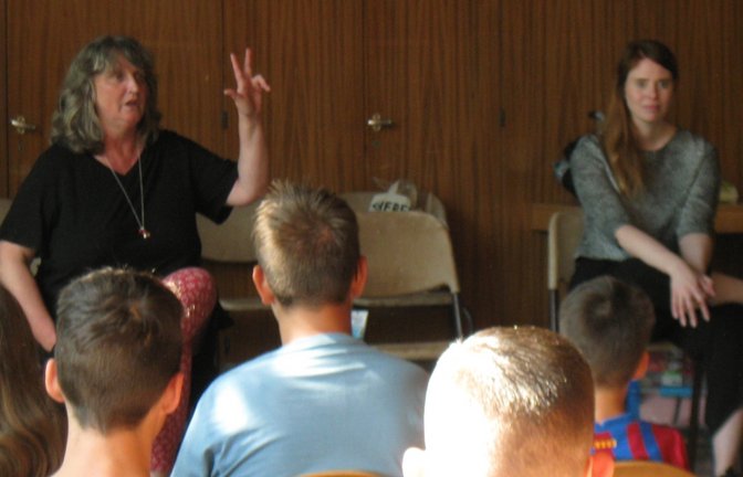 Theater an der Illinger Schule. <span class='image-autor'>Foto: p</span>