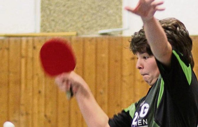 Tim Greif gewann bei seinem Saisondebüt für den TSV Hochdorf in der Kreisliga gleich ein Einzel. Der Jugendersatzspieler triumphierte gegen Rainer Pflugfelder mit 3:1. Foto: Archiv/Nachreiner