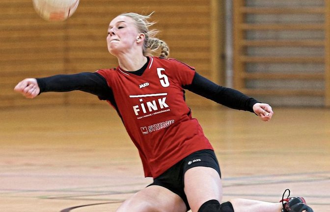 Natalie Lochmahr war beim TV Vaihingen auf der Mitteposition in der 1. Faustball-Bundesliga Süd gesetzt. Foto: Archiv/Küppers
