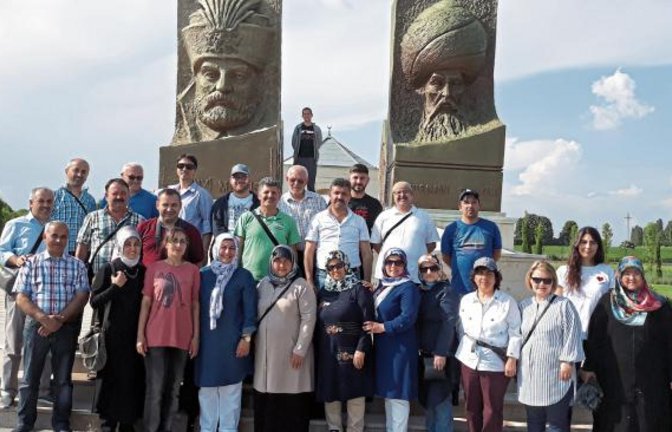 Die Reisenden aus Sachsenheim haben historische Stätten besucht.  Foto: p