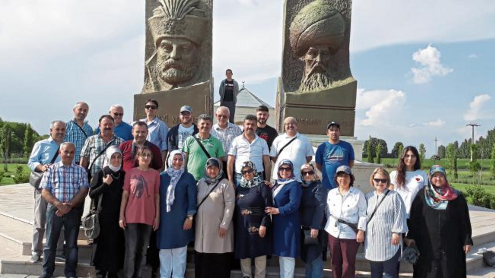 Die Reisenden aus Sachsenheim haben historische Stätten besucht. Foto: p Die Reisenden aus Sachsenheim haben historische Stätten besucht. Foto: p