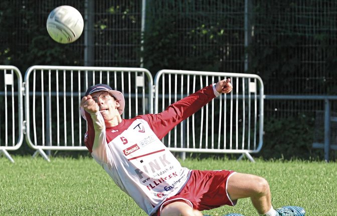 Jakob Kilpper ist als emotionaler Anführer ganz wichtig für die Erstligafaustballer des TV Vaihingen gewesen. Foto: Nachreiner