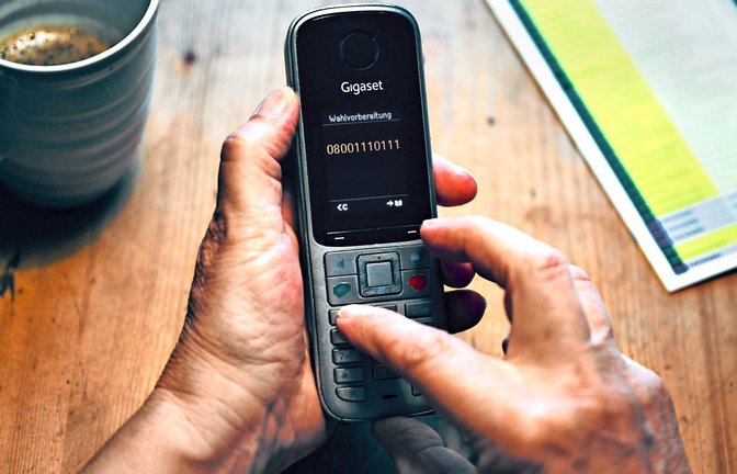 Unter dieser Nummer ist die Telefonseelsorge bundesweit erreichbar<span class='image-autor'>Foto: Andreas Reiner</span>