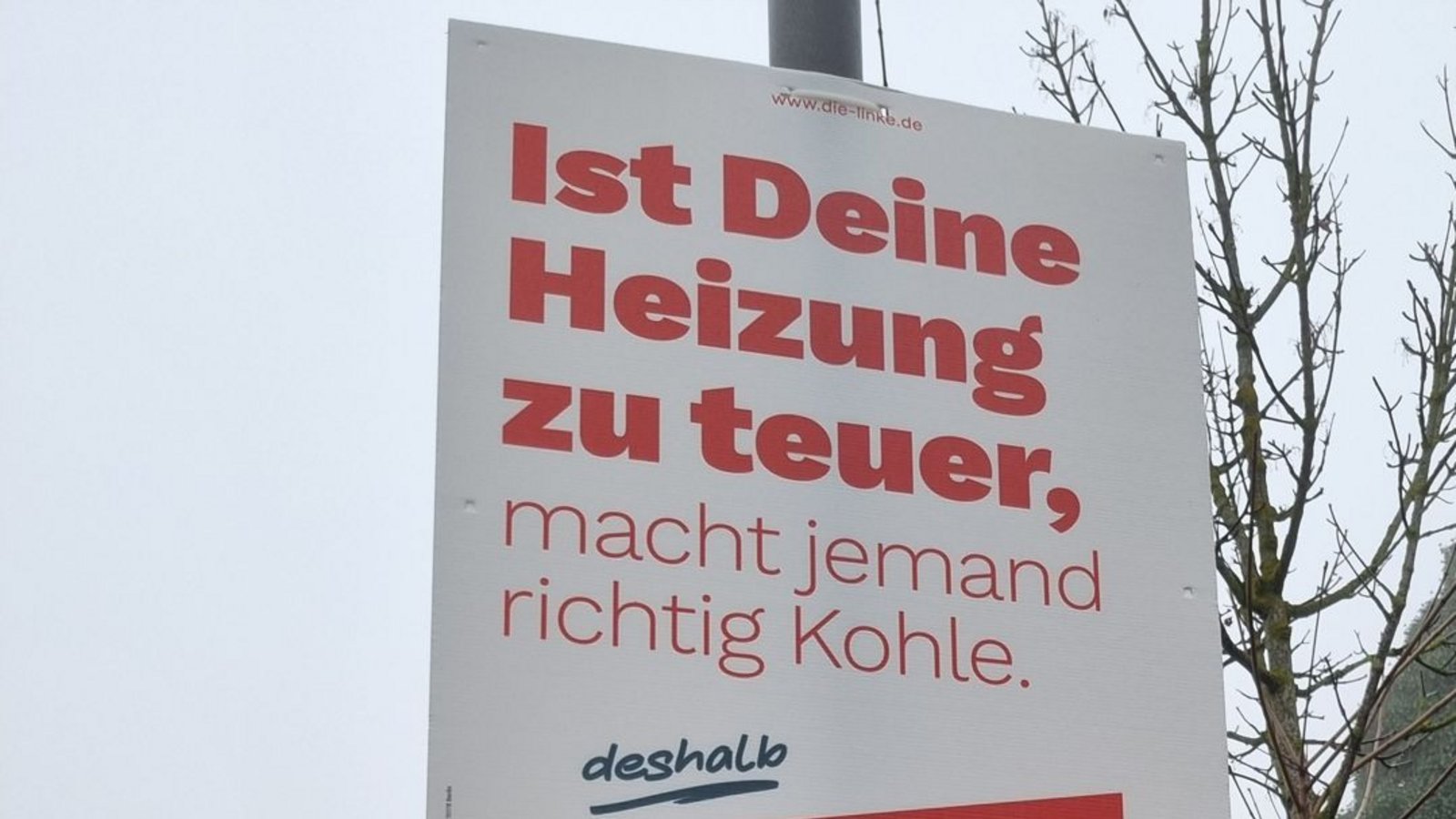 Die Linken lehnen die CO2-Bepreisung im Wärmesektor ab und sprechen sich für sozial gestaffelte Heiz- und Strompreise aus.Foto: Chiara Sterk