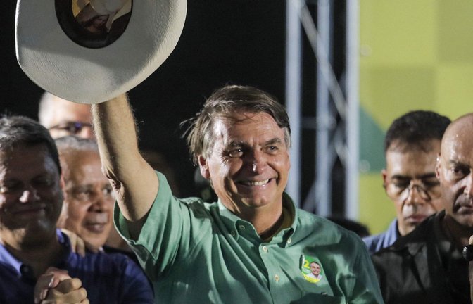 Brasiliens rechtspopulistischer Ex-Präsident Jair Bolsonaro sucht wieder die politische Bühne (Archivbild).<span class='image-autor'>Foto: AFP/CAIO GUATELLI</span>