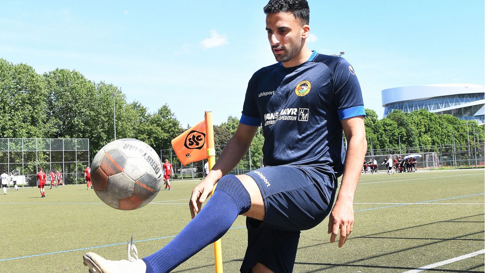 Ziad Masoud hat die meisten Treffer aller B-Staffel-Torjäger erzielt.Foto: Günter Bergmann