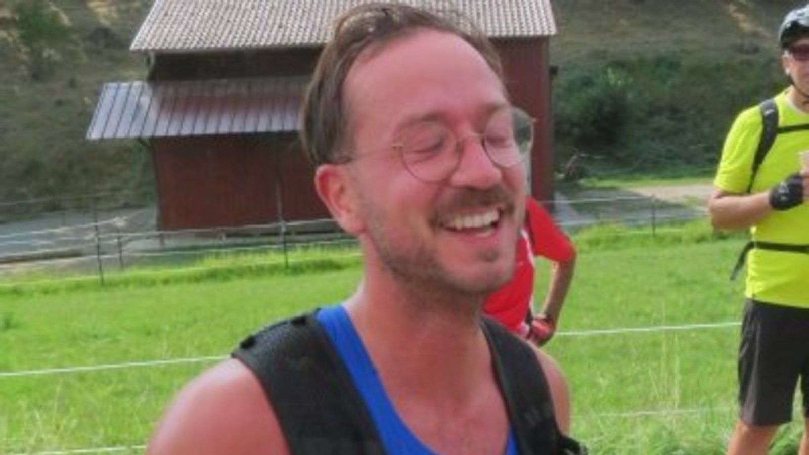 Gianluca Chimanti ist die Radlerstrecke gejoggt.  Foto: Arning