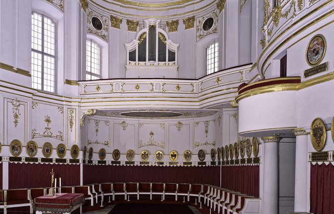 Die Ordenskapelle als Schmuckstück der Schlossanlage. <span class='image-autor'>Foto: SSG</span>