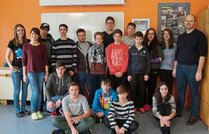 Die Nussdorfer Konfirmanden verbrachten ein Wochenende in Hohenhaslach.  Foto: p