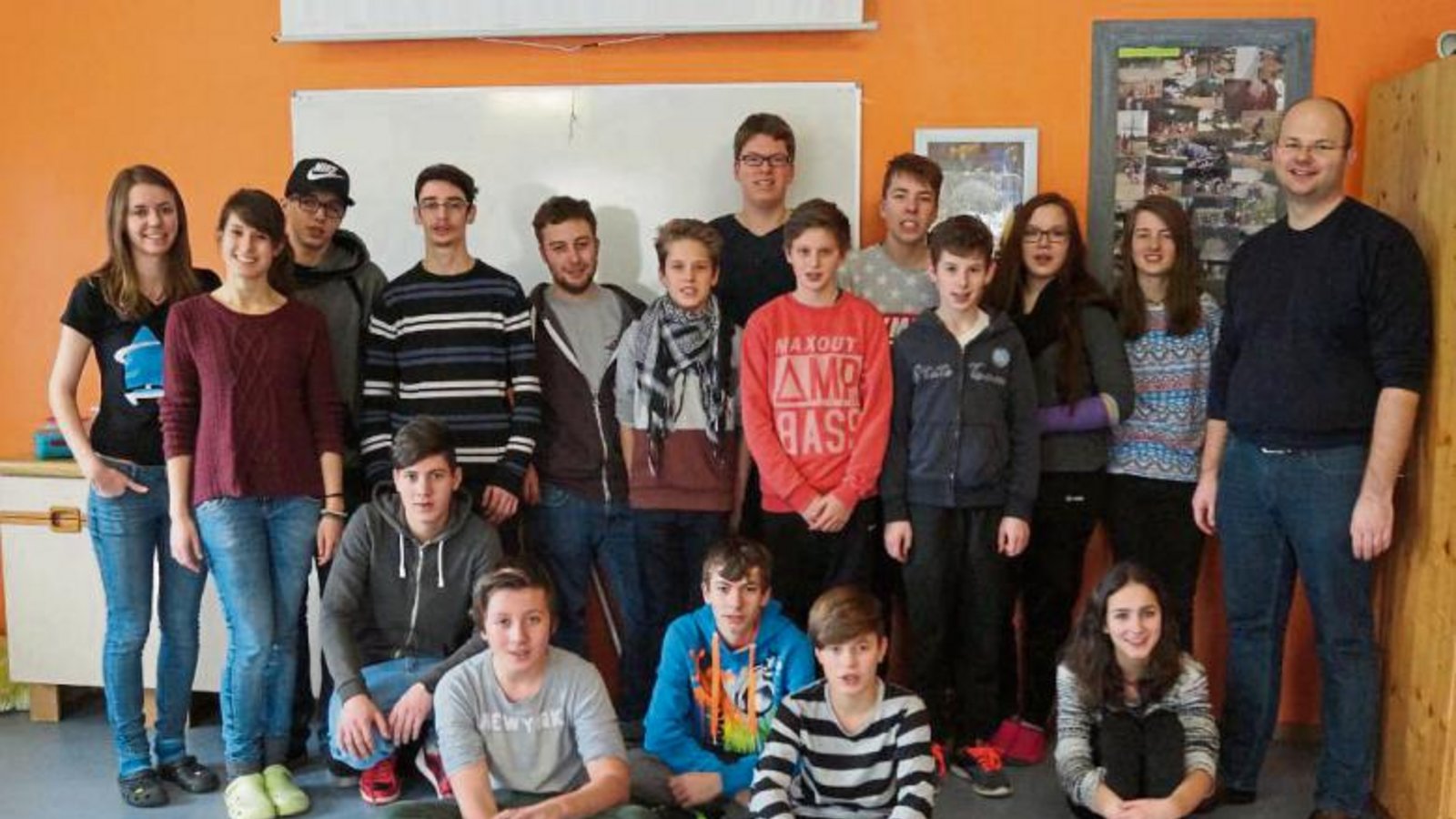 Die Nussdorfer Konfirmanden verbrachten ein Wochenende in Hohenhaslach. Foto: p Die Nussdorfer Konfirmanden verbrachten ein Wochenende in Hohenhaslach. Foto: p