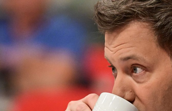 Für SPD-Chef Lars Klingbeil ist es ein schwieriger Parteitag.<span class='image-autor'>Foto: AFP</span>