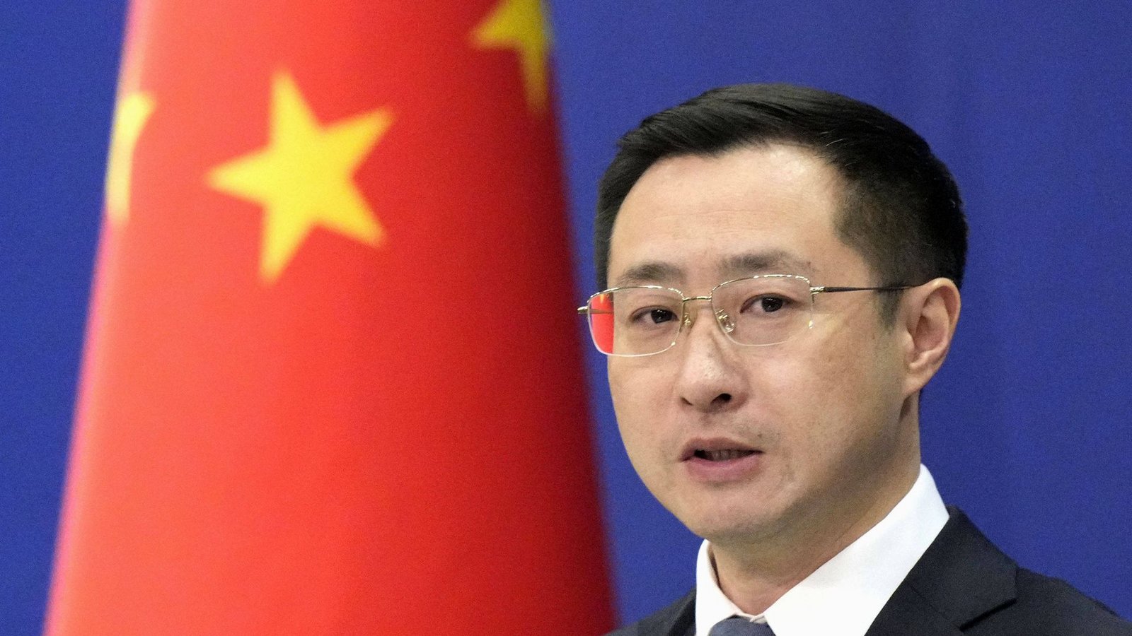 Der chinesische Außenministeriumssprecher Lin JianFoto: www.imago-images.de/IMAGO Der chinesische Außenministeriumssprecher Lin JianFoto: www.imago-images.de/IMAGO