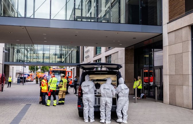 Am Donnerstag gab es einen Großeinsatz am Stuttgarter Einkauszentrum Milaneo.<span class='image-autor'>Christoph Schmidt/dpa</span>