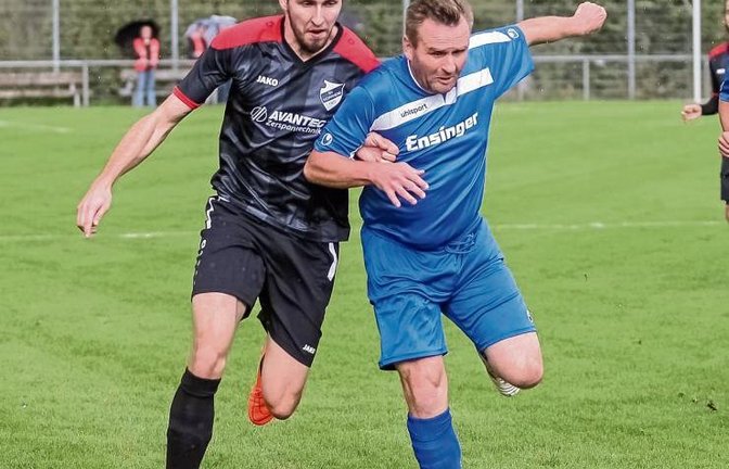 Für den SV Horrheim (links Jakob Zoller) geht es ums erste ganze Spiel in diesem Jahr. Foto: Simecek
