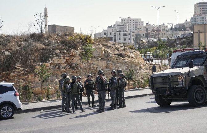 Israel startet nach eigenen Angaben eine Anti-Terror-Operation» im Raum Hebron.<span class='image-autor'>Mahmoud Illean/AP/dpa</span>