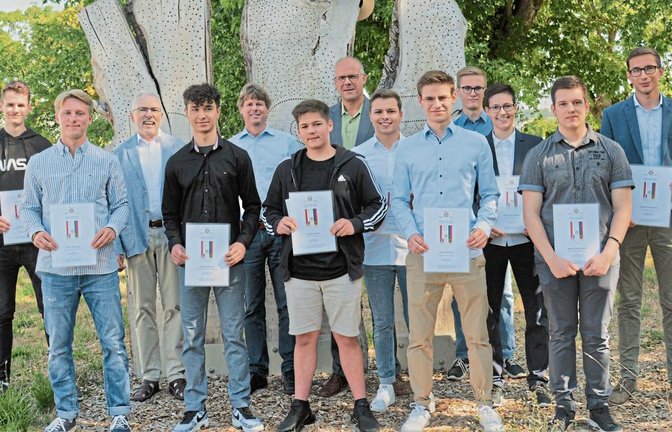 Auszeichnungen vom Rotary Club Bietigheim-Vaihingen. Foto: p