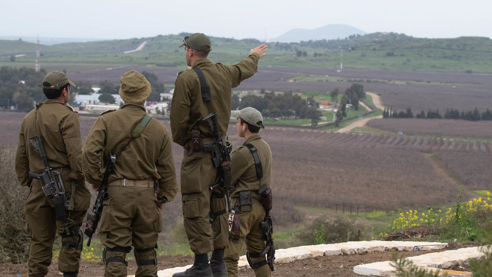 Israelische Soldaten auf den Golanhöhen. (Archivbild)Foto: dpa/Ayal Margolin