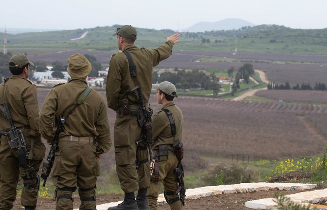 Israelische Soldaten auf den Golanhöhen. (Archivbild)<span class='image-autor'>Foto: dpa/Ayal Margolin</span>