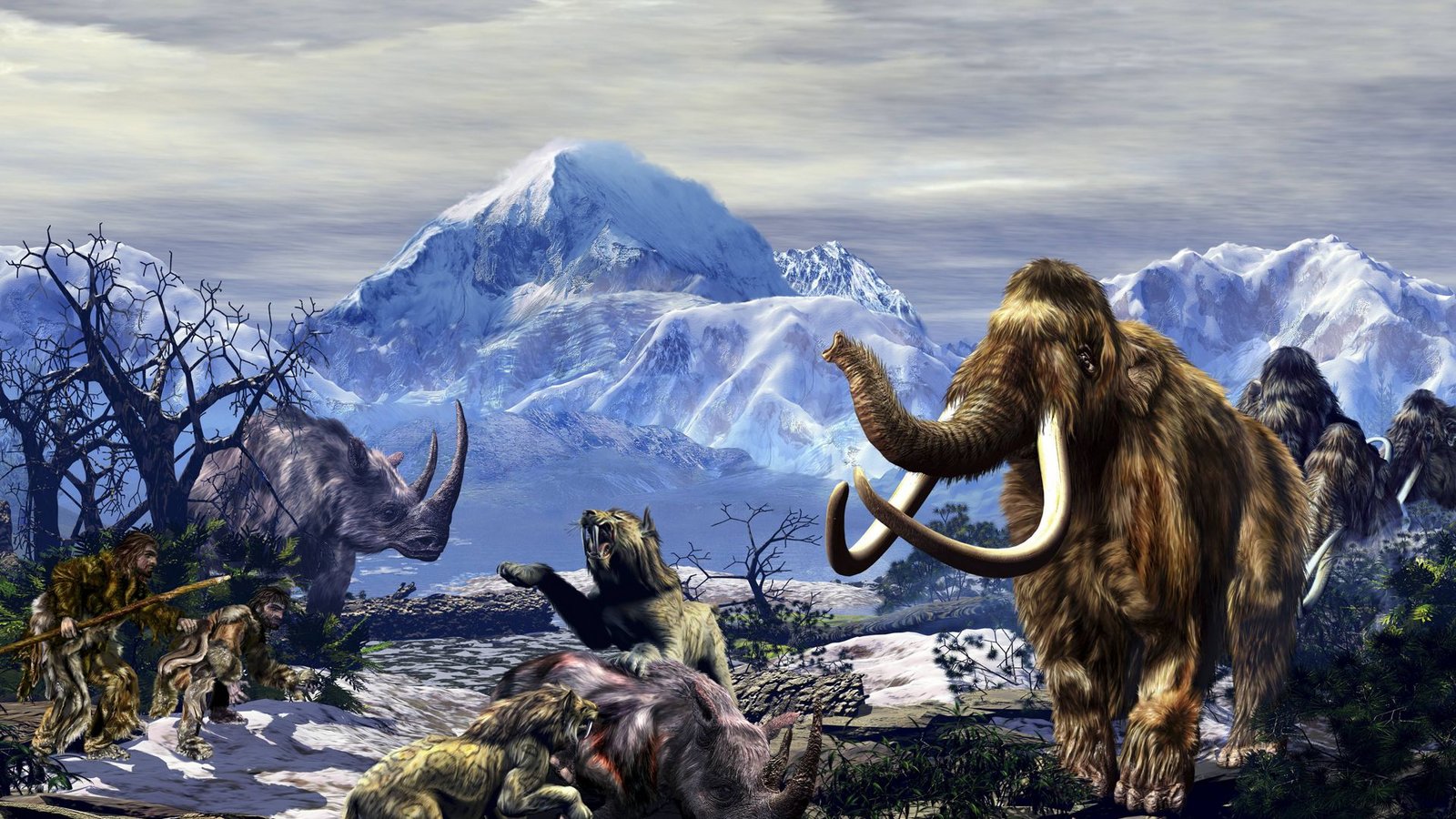 Zwei Neandertaler auf der Jagd.Foto: Imago/Stock Trek Imag/s Zwei Neandertaler auf der Jagd.Foto: Imago/Stock Trek Imag/s