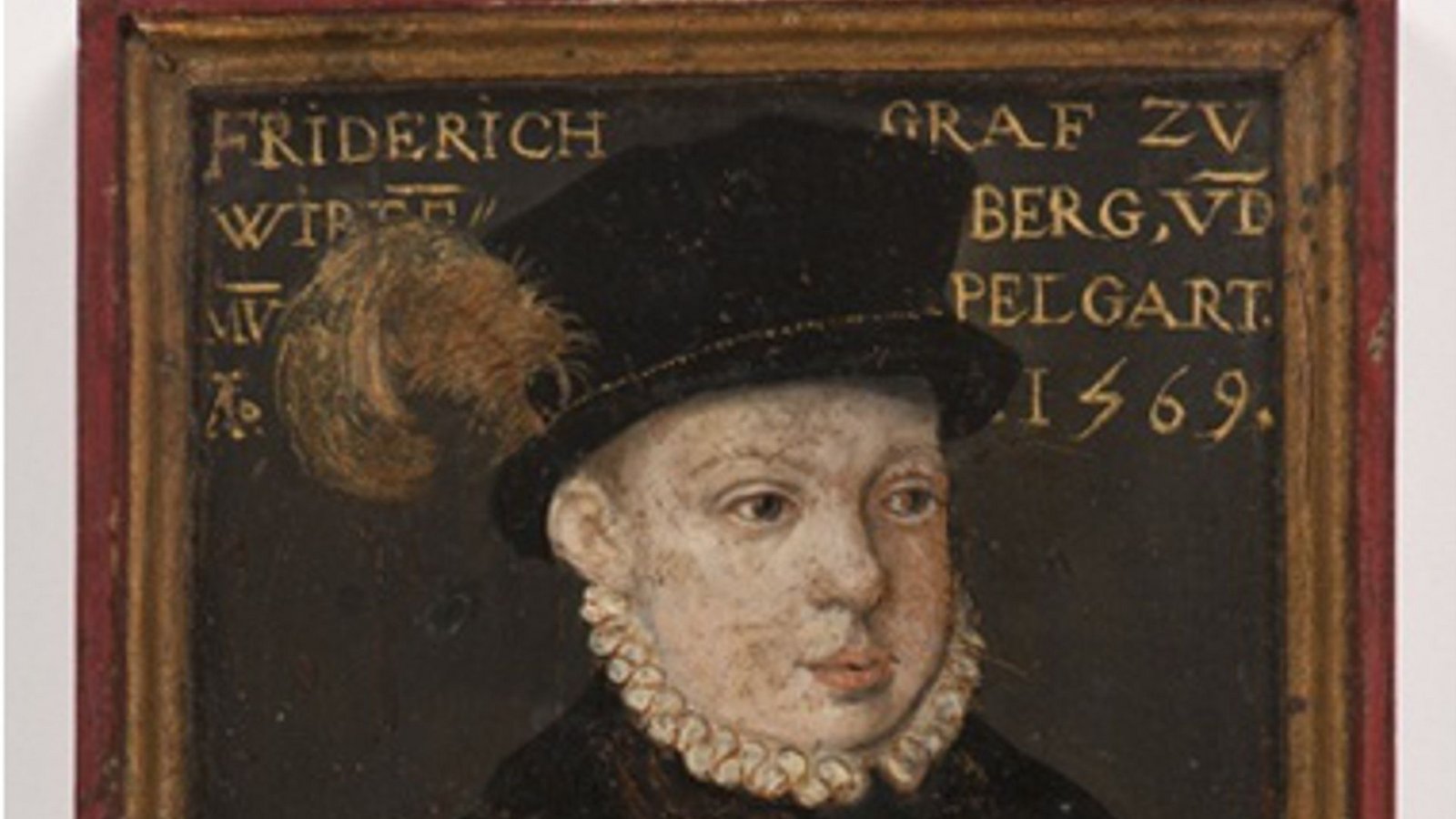 Friedrich von Mömpelgard (Elsass) wurde später Herzog von Württemberg. Dieses zeitgenössische Porträt zeigt ihn im Alter von 12 Jahren.Foto: Landesmuseum Württemberg, Stutt/H. Zwietasch