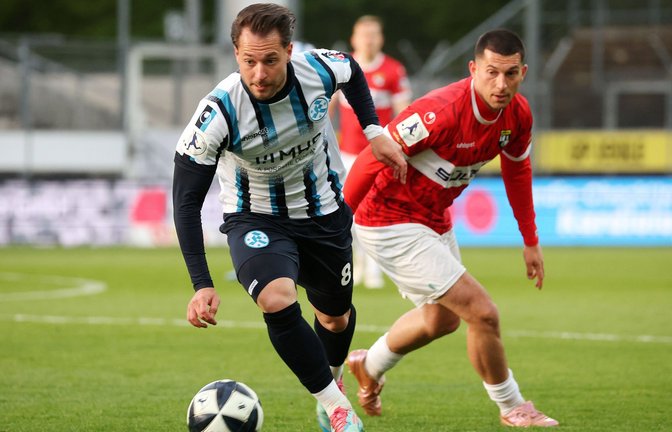 David Tomic und die Kickers sind am Samstag in Mainz gefordert.<span class='image-autor'>Foto: IMAGO/Pressefoto Baumann</span>