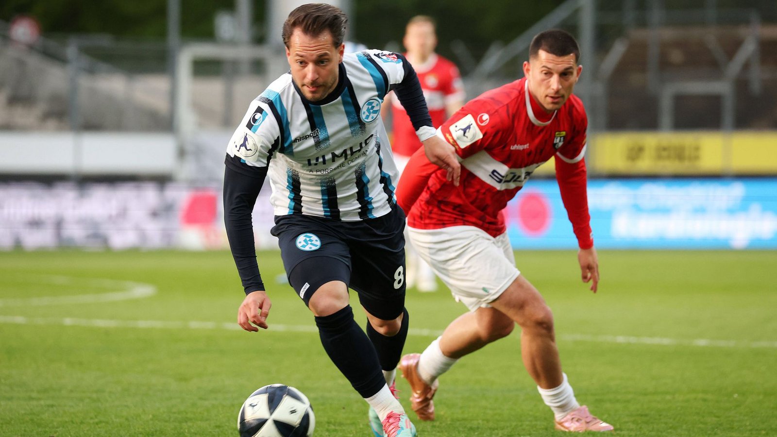 David Tomic und die Kickers sind am Samstag in Mainz gefordert.Foto: IMAGO/Pressefoto Baumann