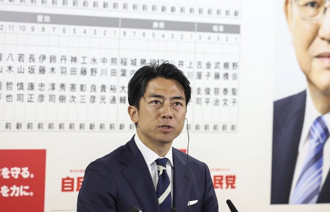 Mann mit hohen Ambitionen: Shinjiro Koizumi<span class='image-autor'>Foto: dpa/Takashi Aoyama</span>
