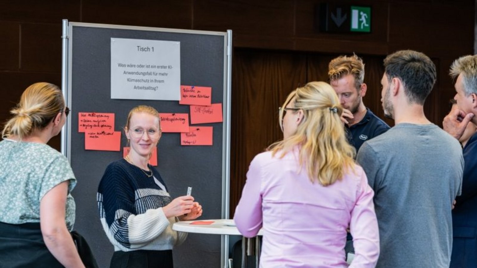 Kreishaus Unternehmenstreffen Netzwerk World Café Foto: Landratsamt Ludwigsburg