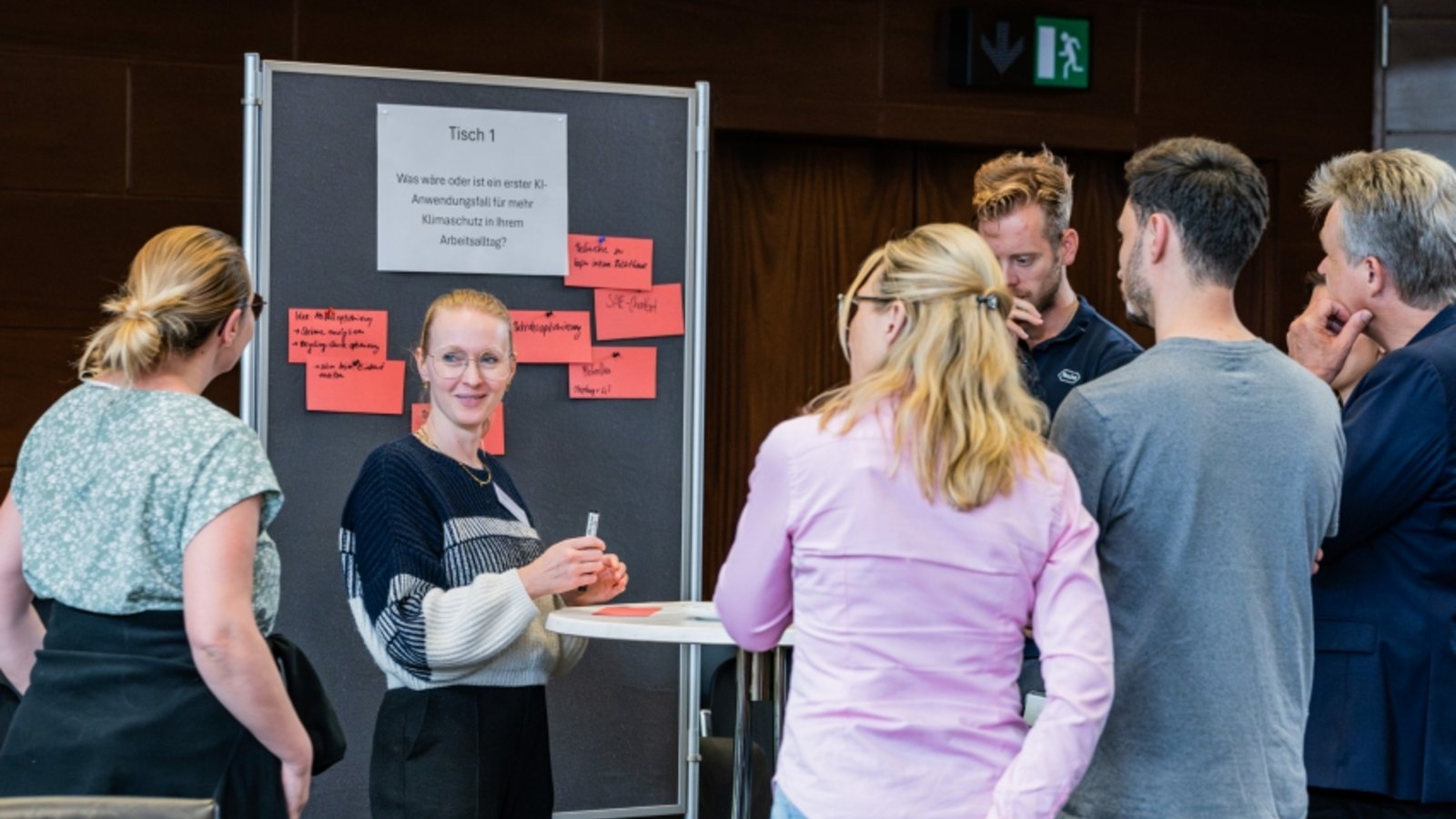 Kreishaus Unternehmenstreffen Netzwerk World Café Foto: Landratsamt Ludwigsburg