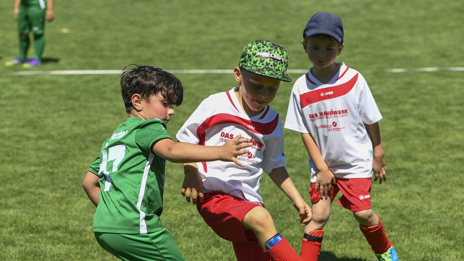 Der erfolgreiche Fußball stand unter anderem bei den Bambini des VfR Sersheim und des SV Horrheim gar nicht im Vordergrund. Foto: Leitner