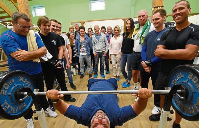 Zum Jubiläum gibt es wieder ein Bankdrücken in Sersheim. Foto: p