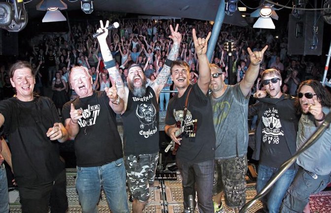 Gute Stimmung ist bei „Rock am Bach“ garantiert.  Foto: p