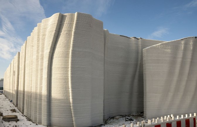 Technologie der Zukunft? Der neue und ungewöhnlich geformte 3D-Bau in Heidelberg.<span class='image-autor'>Foto: christian buck/Kraus</span>
