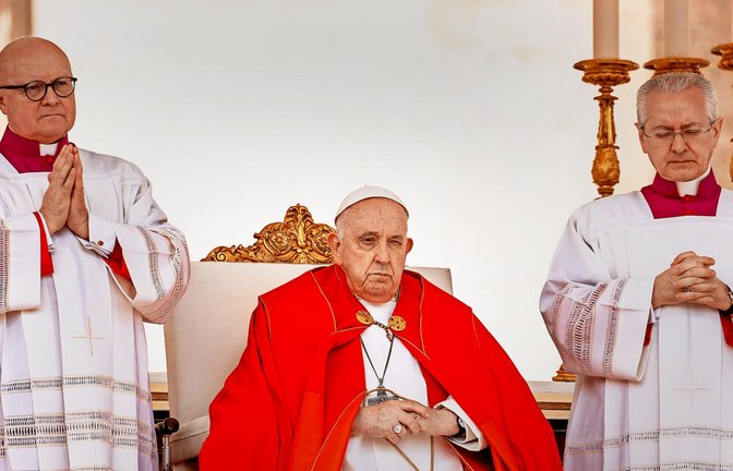 Franziskus   hat  spontan  auf seine Predigt an Palmsonntag verzichtet.<span class='image-autor'>Foto: //S. Costantino</span>