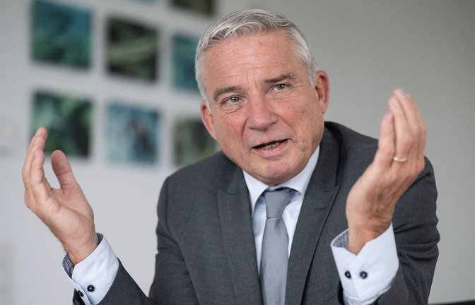 Innenminister Thomas Strobl (CDU) hat sich vom Inspekteur der Polizei distanziert.<span class='image-autor'>Foto: dpa/Marijan Murat</span>