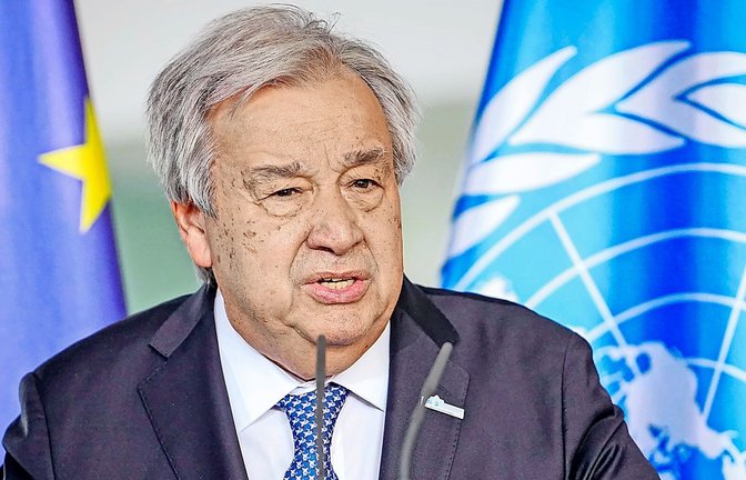 Der Generalsekretär der Vereinten Nationen António Guterres. Israel hat die Zusammenarbeit mit ihm aufgekündigt (Archivfoto).<span class='image-autor'>Foto: Kay Nietfeld/dpa/Kay Nietfeld</span>