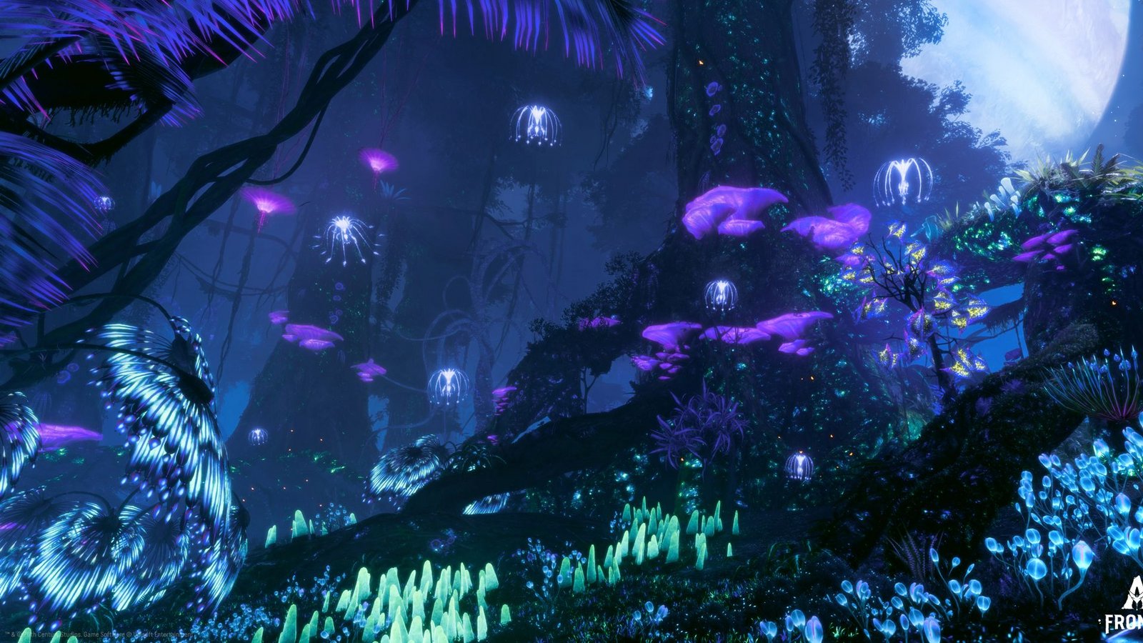 ...nachts, wenn Glow-Effekte die Welt in ein magisches Licht tauchen.Foto: Ubisoft ...nachts, wenn Glow-Effekte die Welt in ein magisches Licht tauchen.Foto: Ubisoft