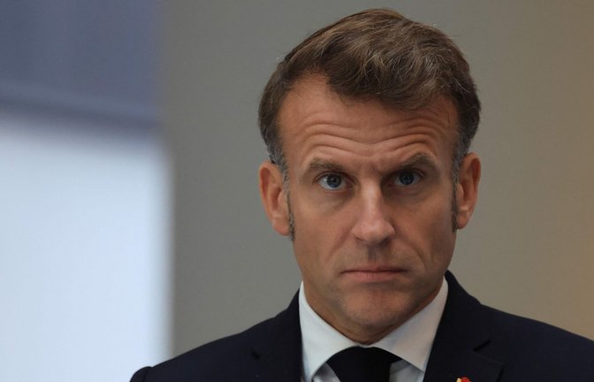 Der französische Präsident Emmanuel Macron<span class='image-autor'>Foto: AFP/LUDOVIC MARIN</span>