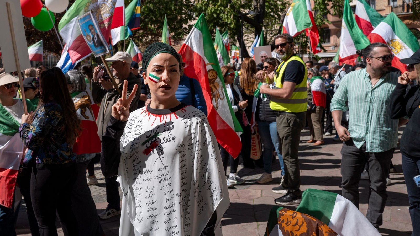 Iranische Demonstranten protestieren in Stockholm gegen Hinrichtungen im Iran.Foto: /Zuma Press/actionpress Iranische Demonstranten protestieren in Stockholm gegen Hinrichtungen im Iran.Foto: /Zuma Press/actionpress
