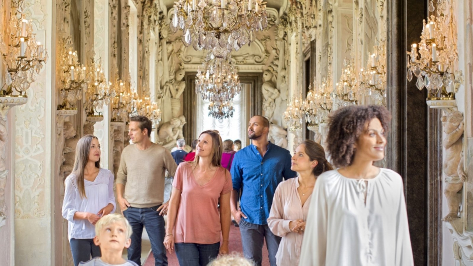 Familienführungen im Schloss. Foto: SSG Familienführungen im Schloss. Foto: SSG