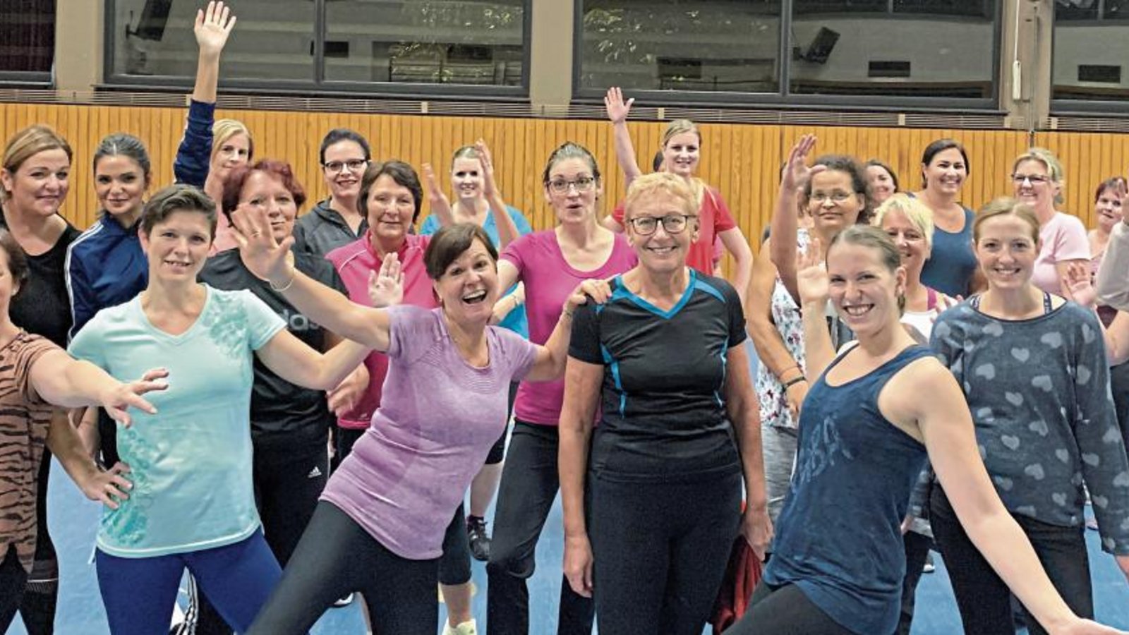In der Mehrzweckhalle in Kleinsachsenheim beginnt der Zumba-Kurs. Foto: p In der Mehrzweckhalle in Kleinsachsenheim beginnt der Zumba-Kurs. Foto: p