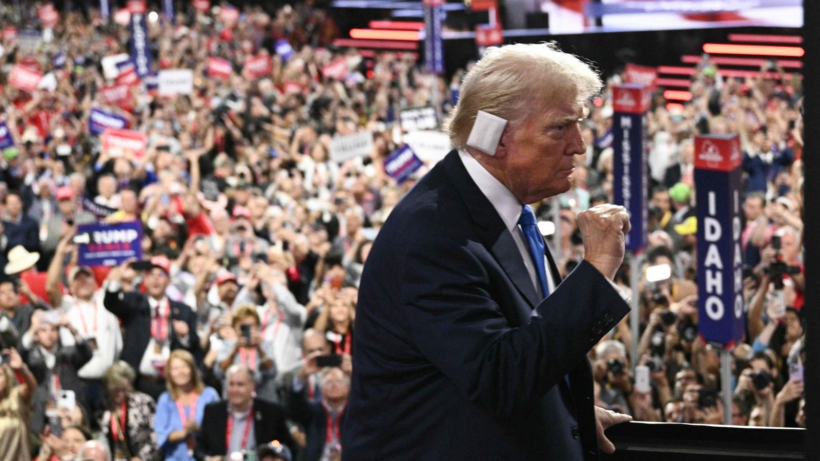 Bei den Wahlkampfauftritten von Donald Trump gibt es seit mehreren Wochen erhöhte Sicherheitsmaßnahmen.Foto: AFP/BRENDAN SMIALOWSKI Bei den Wahlkampfauftritten von Donald Trump gibt es seit mehreren Wochen erhöhte Sicherheitsmaßnahmen.Foto: AFP/BRENDAN SMIALOWSKI