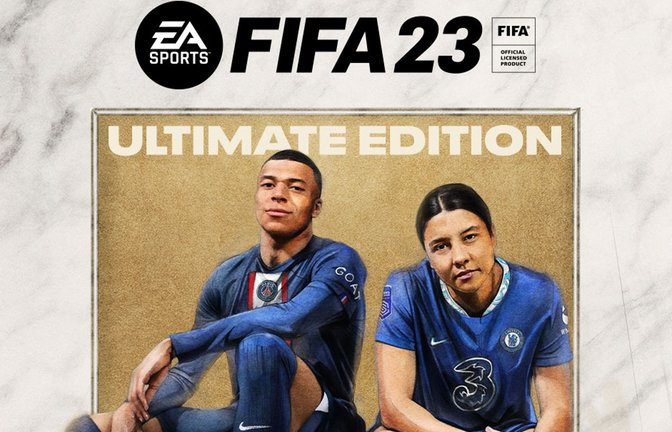 Erstmals ist mit Sam Kerr auf dem Fifa-Cover auch eine Spielerin abgebildet.<span class='image-autor'>Foto: EA Sports</span>