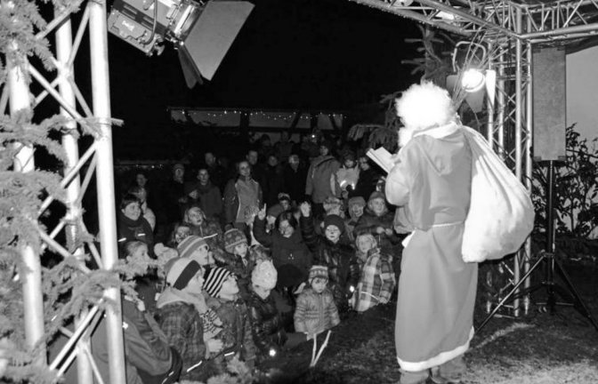 In Häfnerhaslach kommt der Weihnachtsmann. Foto: p