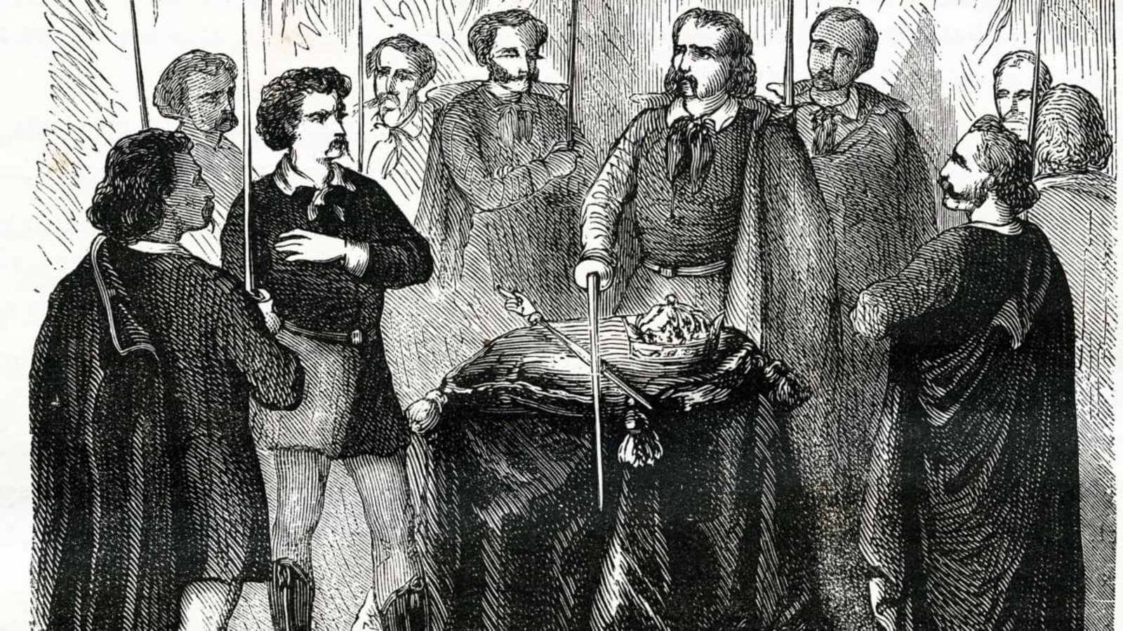 Geheimtreffen der Illuminati (Druck aus dem 19. Jahrhundert).Imago/KHARBINE-TAPABOR Geheimtreffen der Illuminati (Druck aus dem 19. Jahrhundert).Imago/KHARBINE-TAPABOR